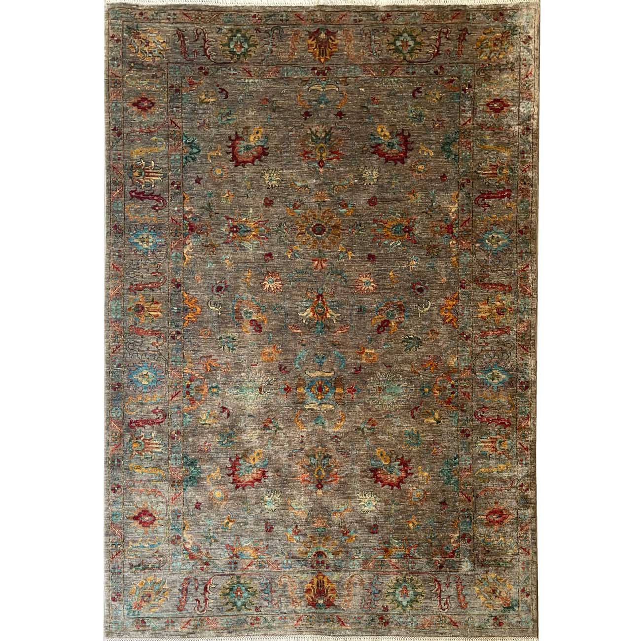 El Dokuma Gri Sultani Yün Halı (170x250 cm)
