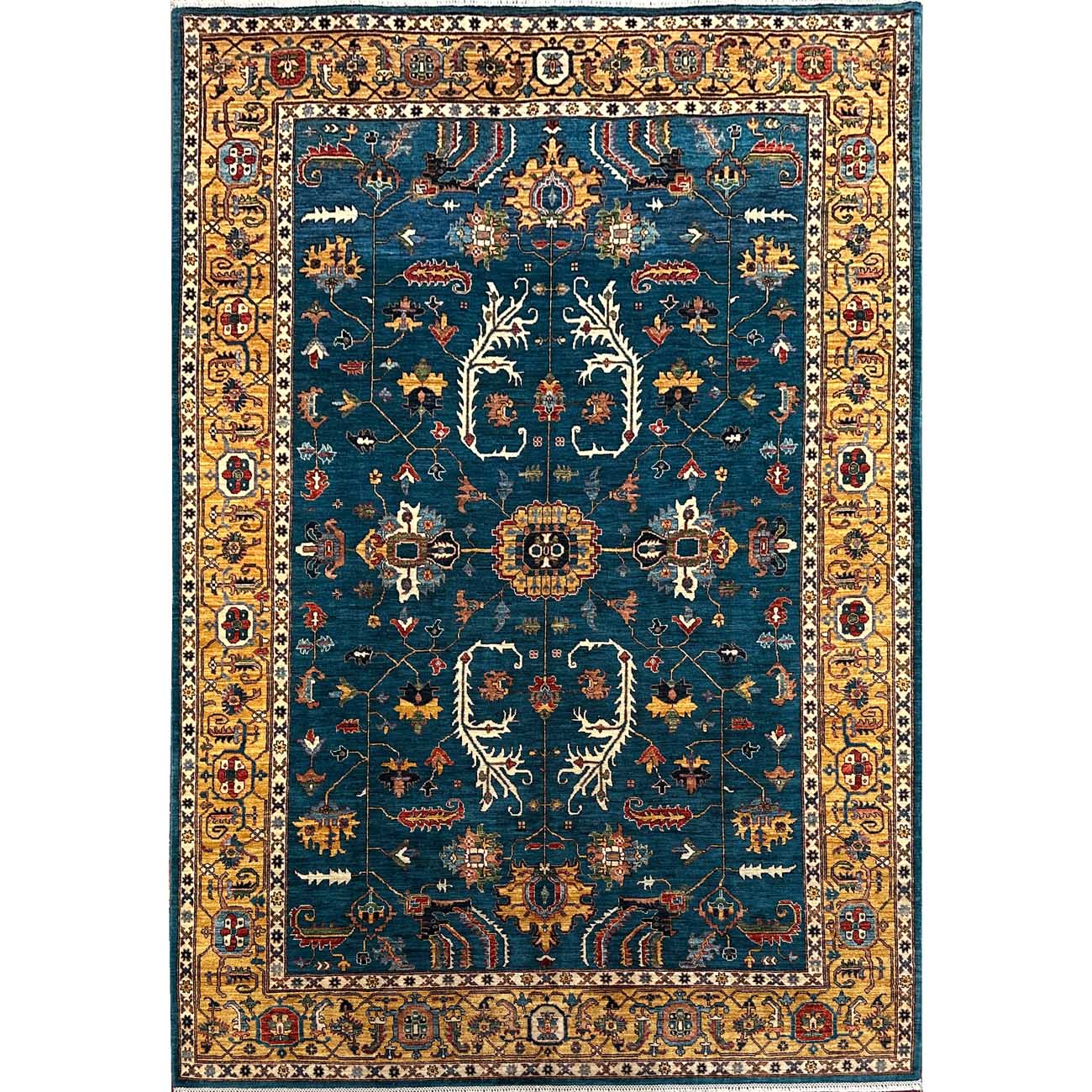 El Dokuma İran Heris Yün Halı (200x295 cm)