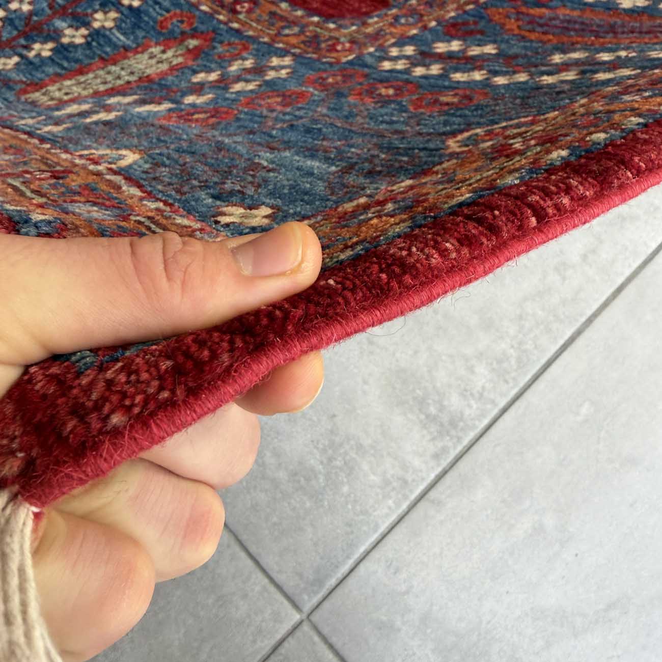 El Dokuma Kırmızı Sultani Yün Halı (250x320 cm) - Görsel 11