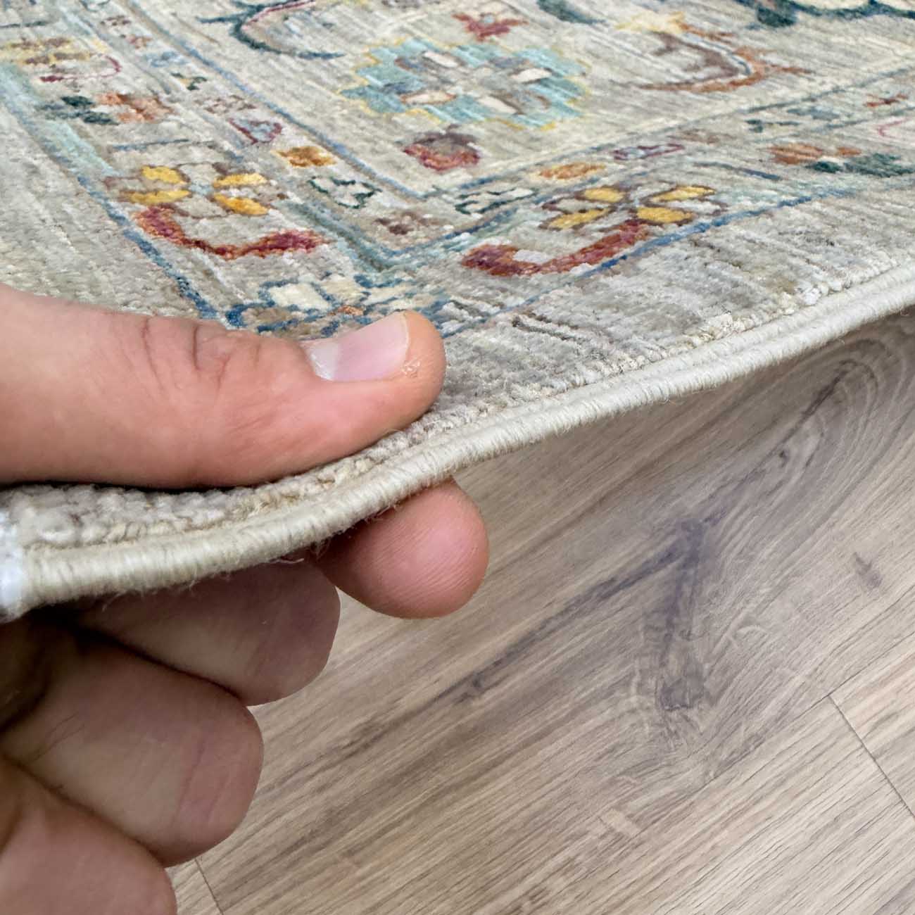 El Dokuma Krem Sultani Yün Halı (200x300 cm) - Görsel 10