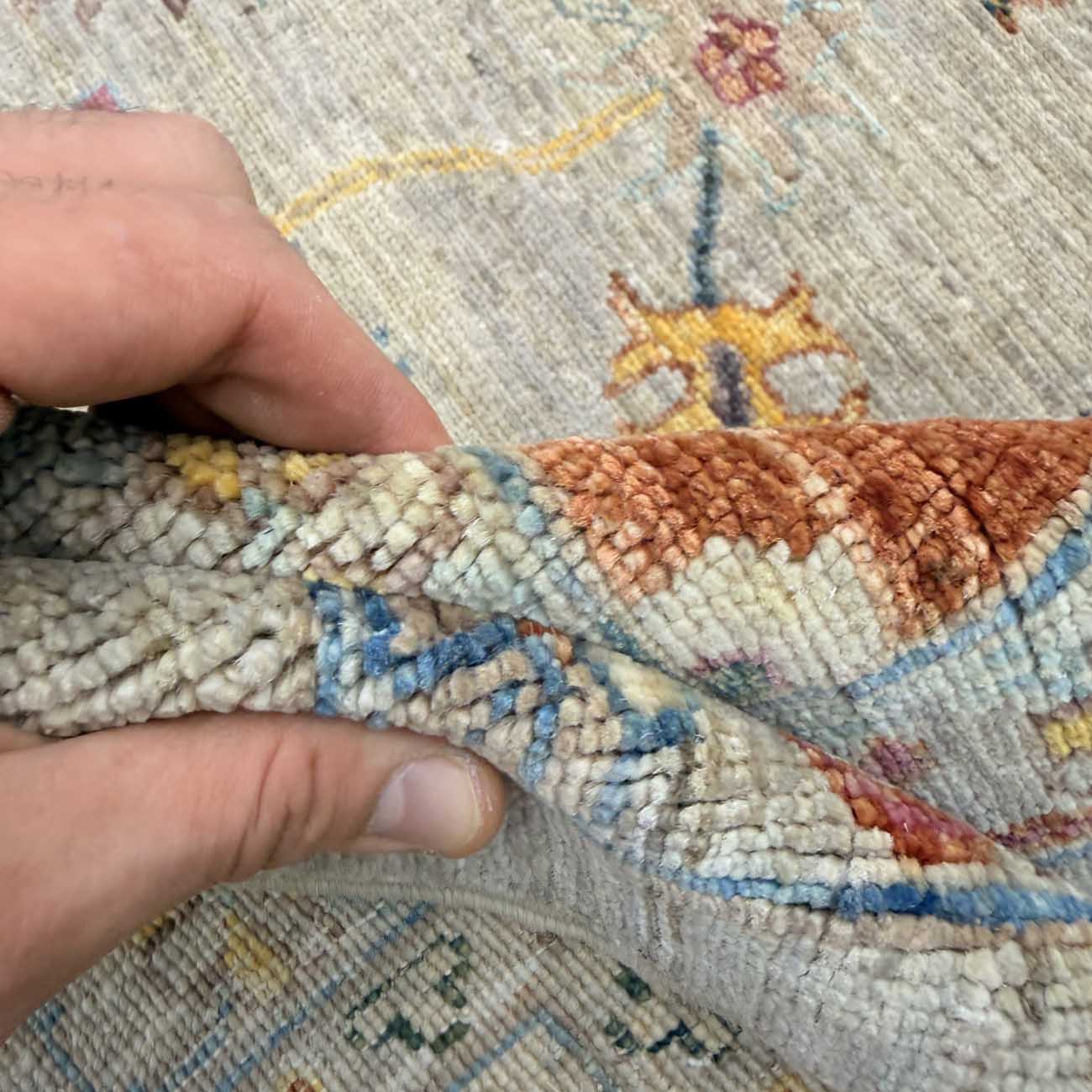 El Dokuma Krem Sultani Yün Halı (200x300 cm) - Görsel 5