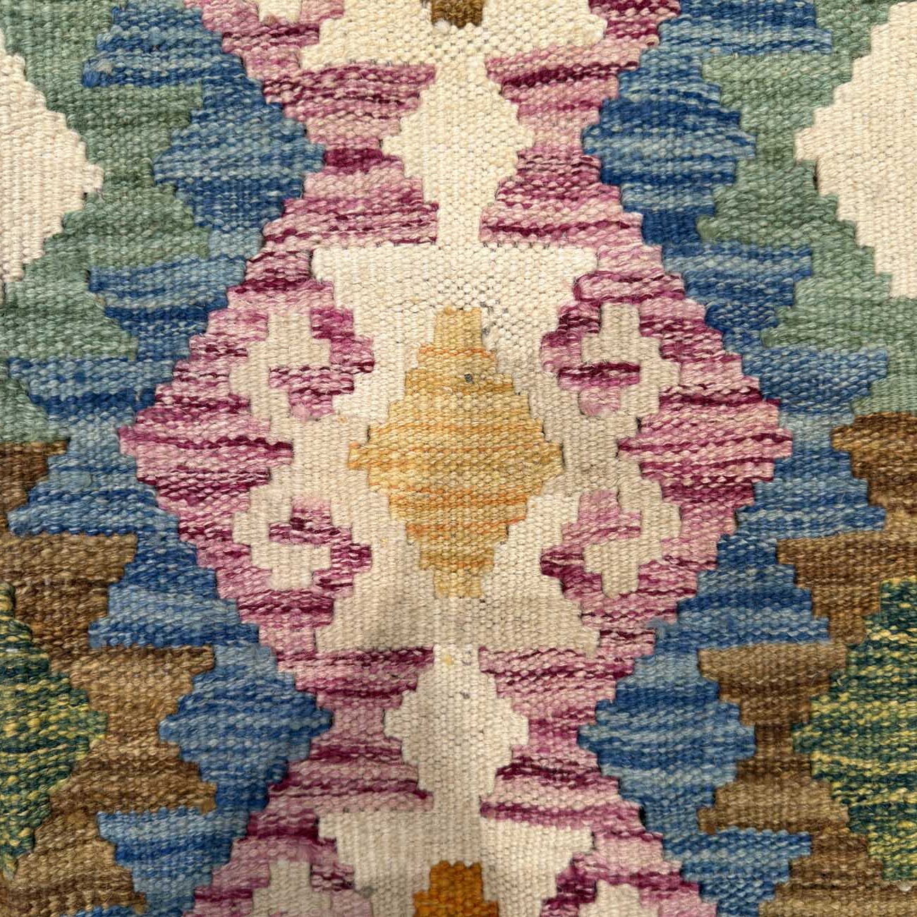 El Dokuma Anadolu Desenli Yün Kilim (85x120 cm) - Görsel 6