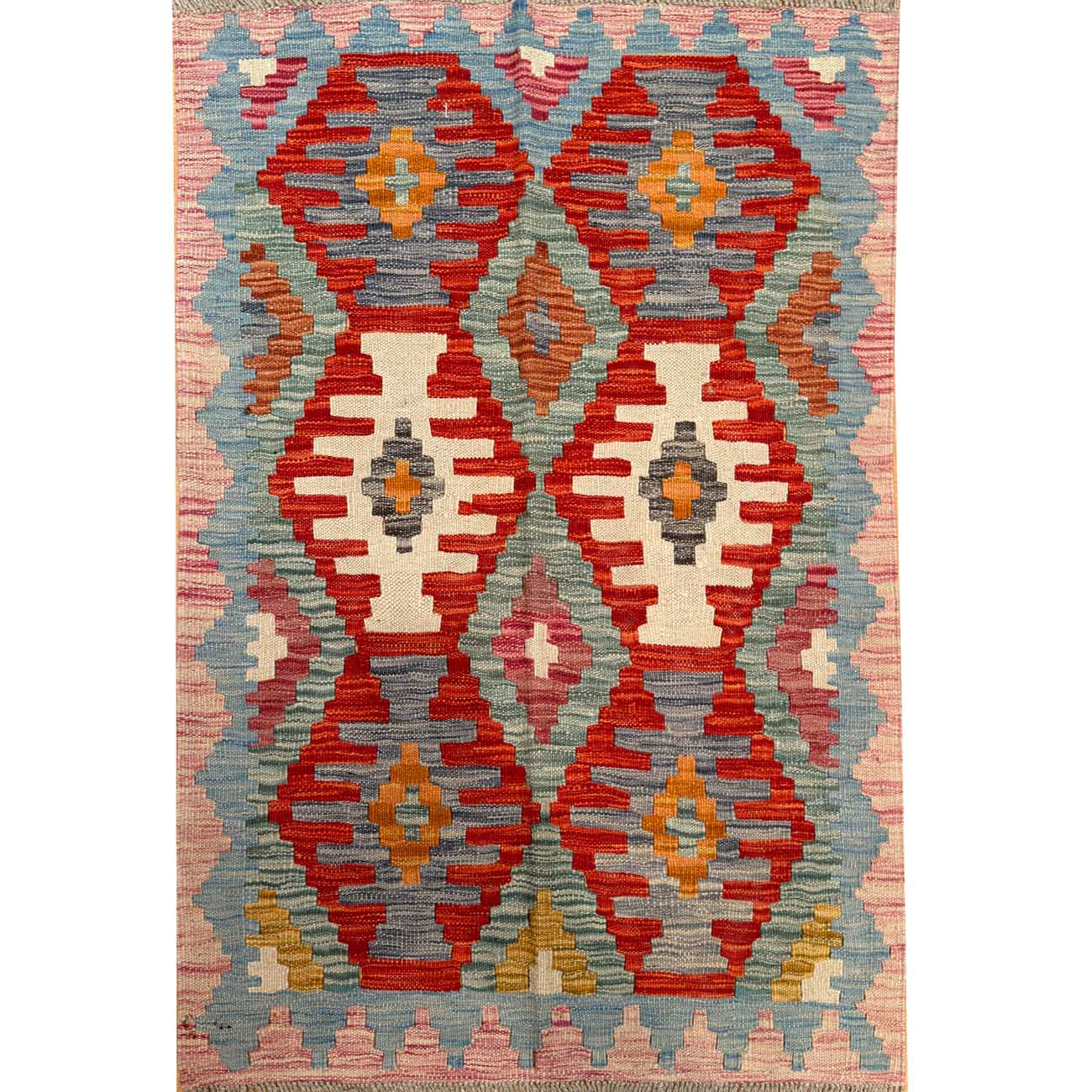 El Dokuma Anadolu Desenli Yün Kilim (80x110 cm)
