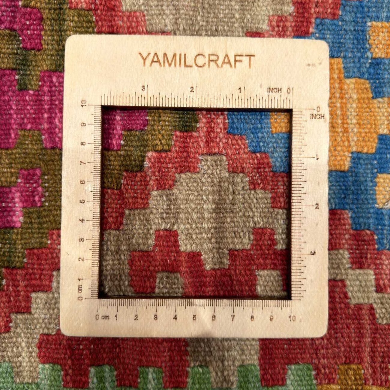 El Dokuma Anadolu Desenli Yün Kilim (120x175 cm) - Görsel 5