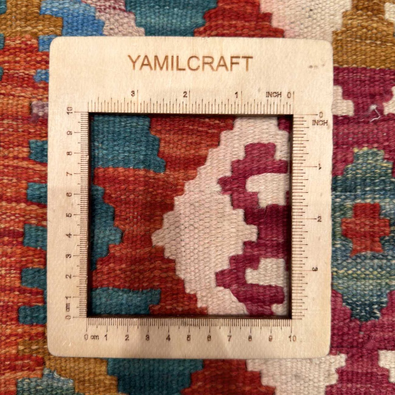 El Dokuma Anadolu Desenli Yün Kilim (100x145 cm) - Görsel 5