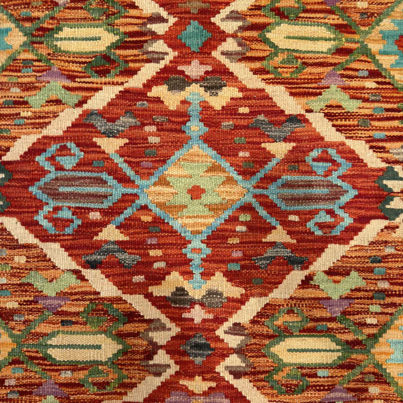El Dokuma Anadolu Desenli Yün Kilim (105x150 cm) - Görsel 3