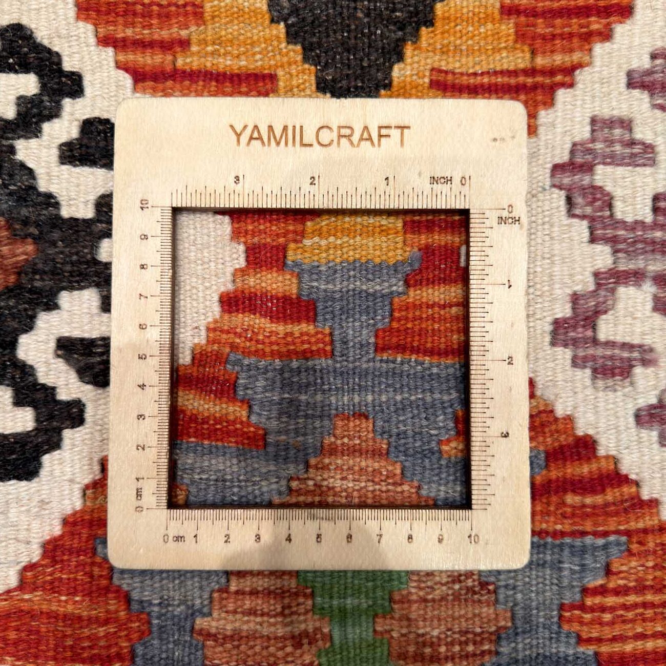 El Dokuma Anadolu Desenli Yün Kilim (100x150 cm) - Görsel 5