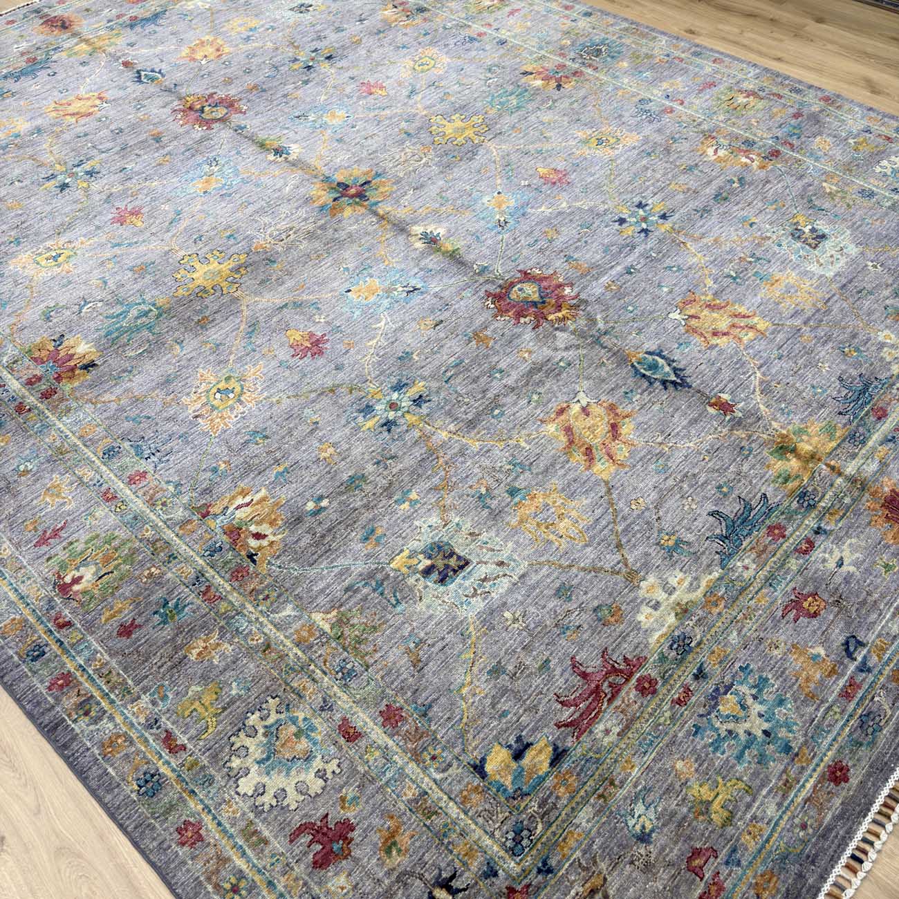 El Dokuma Sultani Yün Halı (280x370 cm) - Görsel 8