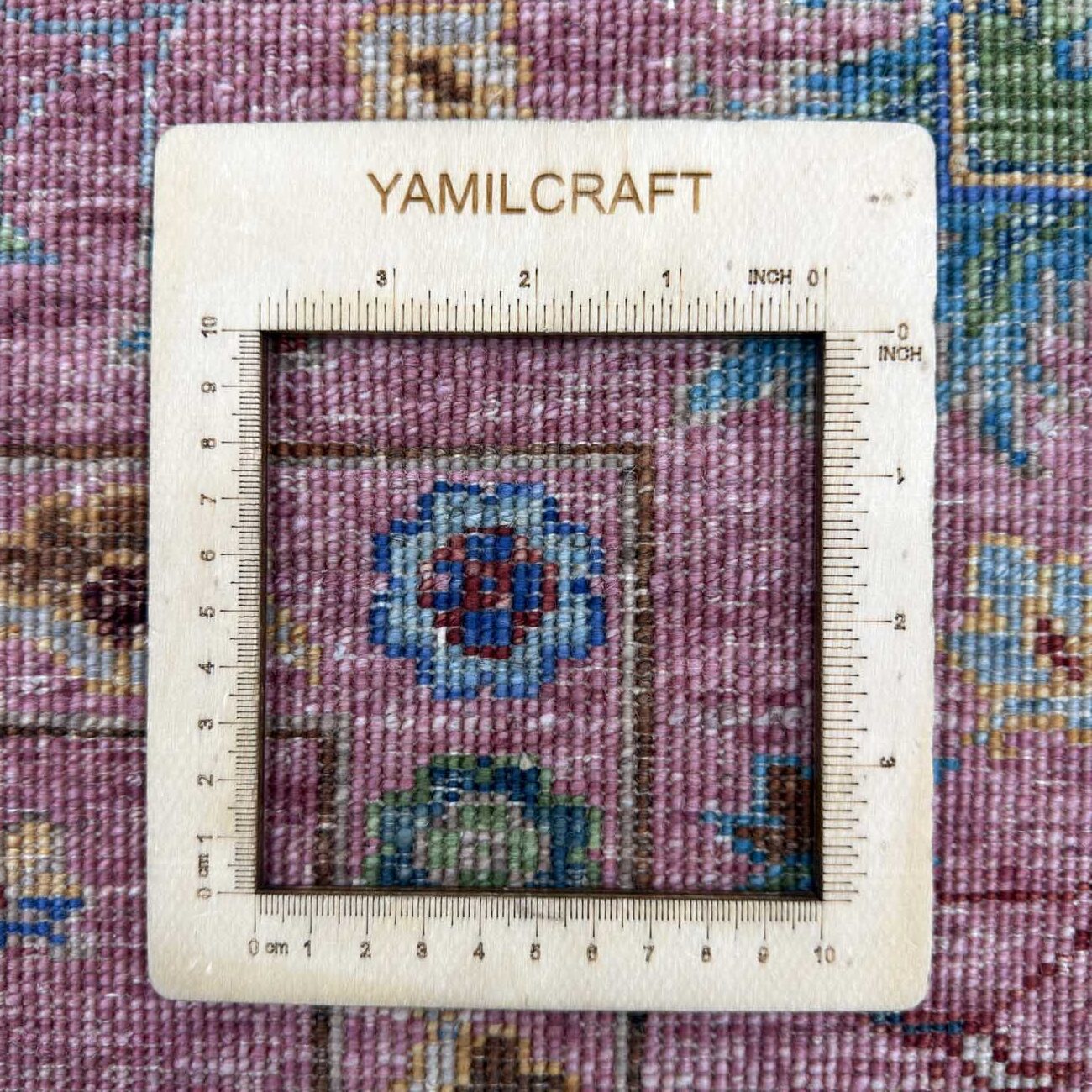 El Dokuma Pembe Sultani Yün Halı (170x230 cm) - Görsel 7