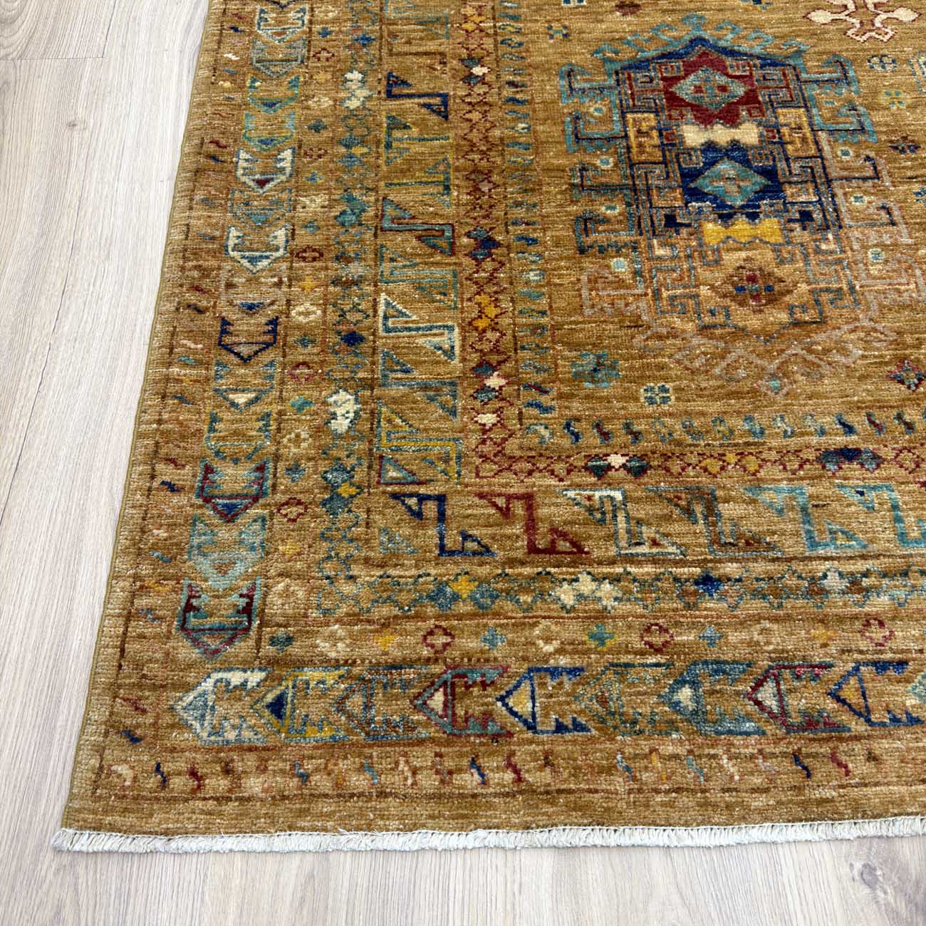 El Dokuma Veziri Kabile Yün Halı (170x240 cm) - Görsel 8