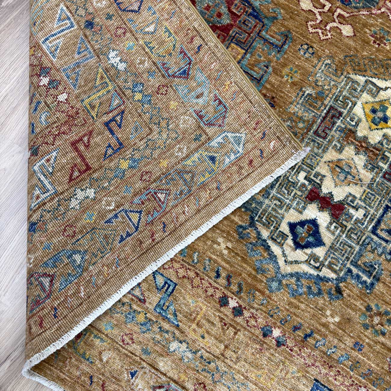 El Dokuma Veziri Kabile Yün Halı (170x240 cm) - Görsel 5