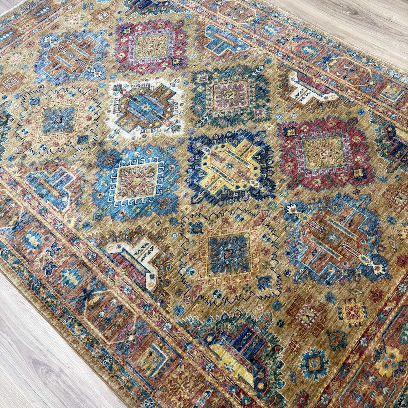 El Dokuma Veziri Kabile Yün Halı (170x240 cm) - Görsel 8