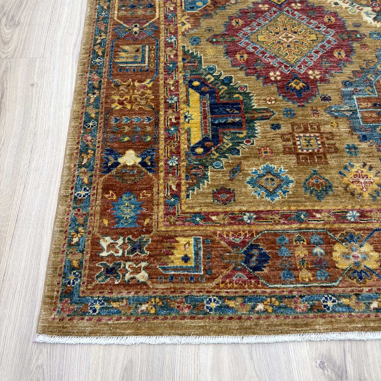 El Dokuma Veziri Kabile Yün Halı (170x240 cm) - Görsel 9