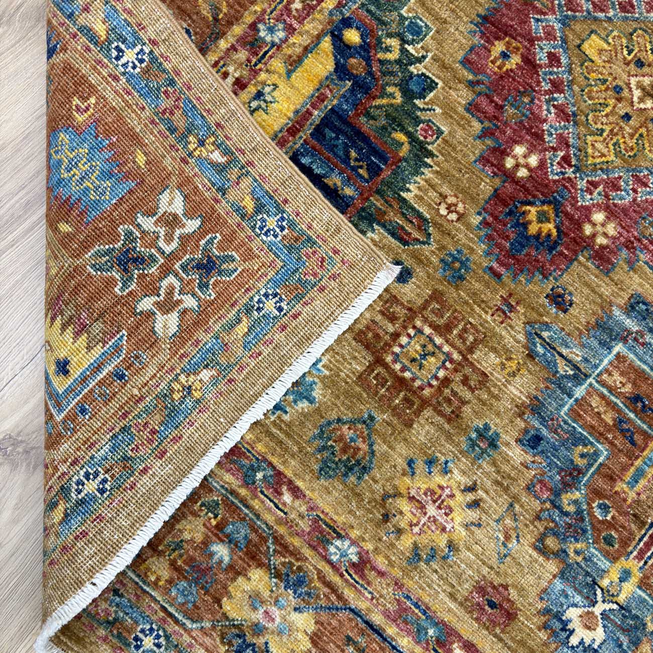 El Dokuma Veziri Kabile Yün Halı (170x240 cm) - Görsel 6