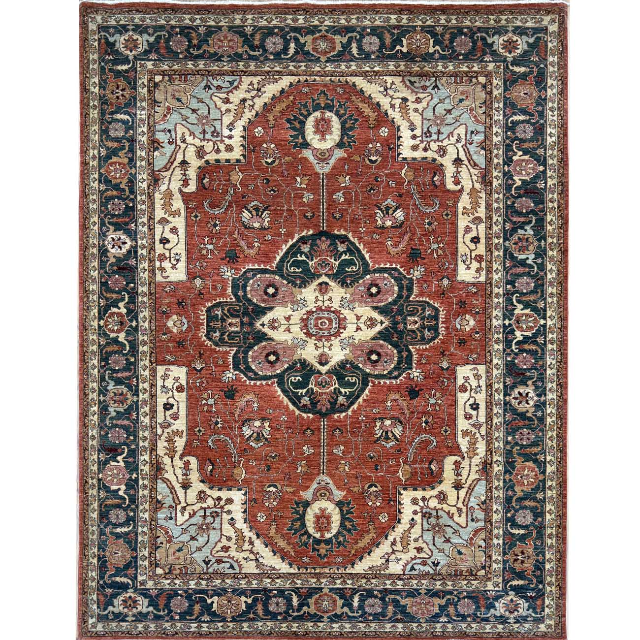 El Dokuma Anadolu Madalyon Saray Yün Halı (265x350 cm)