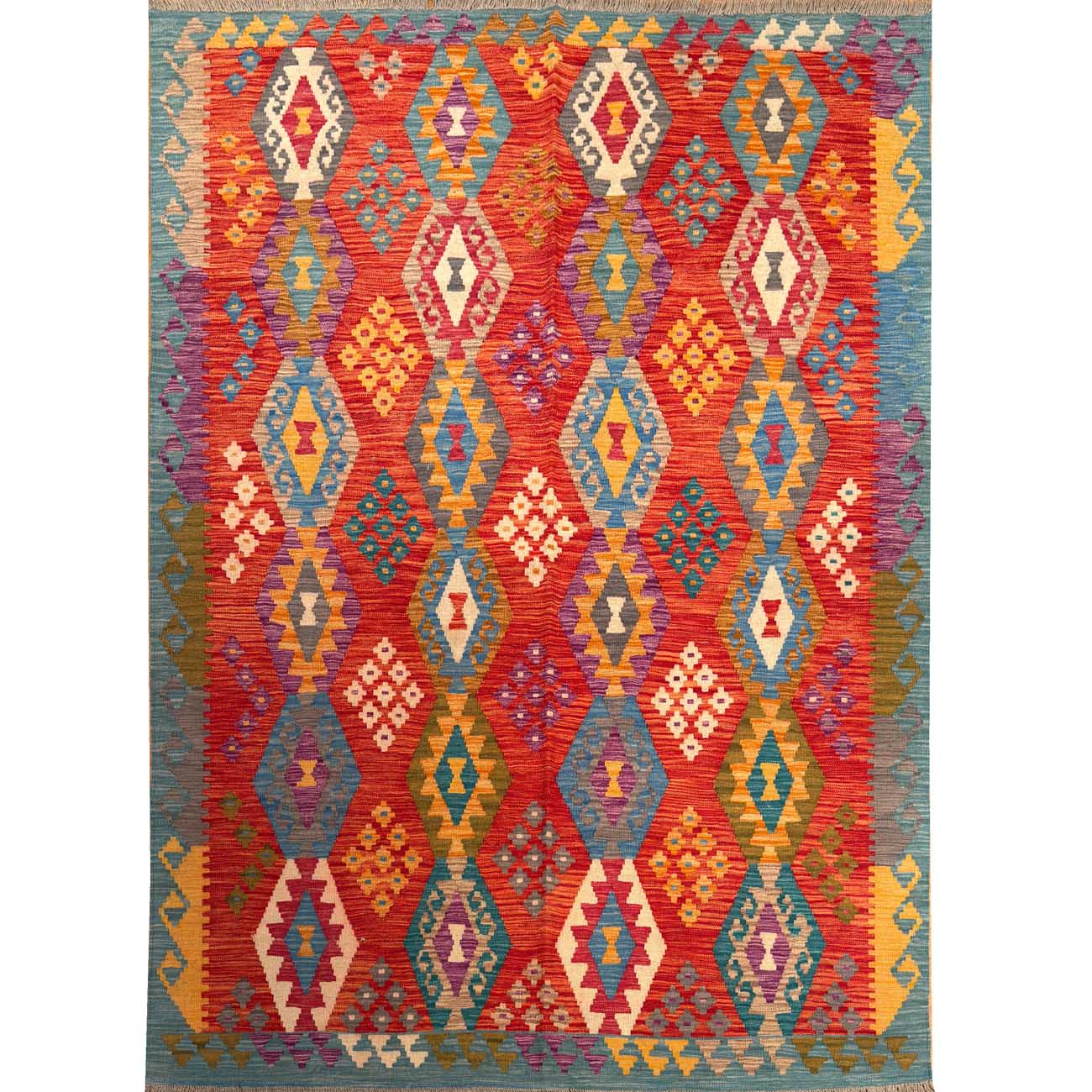 El Dokuma Anadolu Desenli Yün Kilim (175x230 cm)
