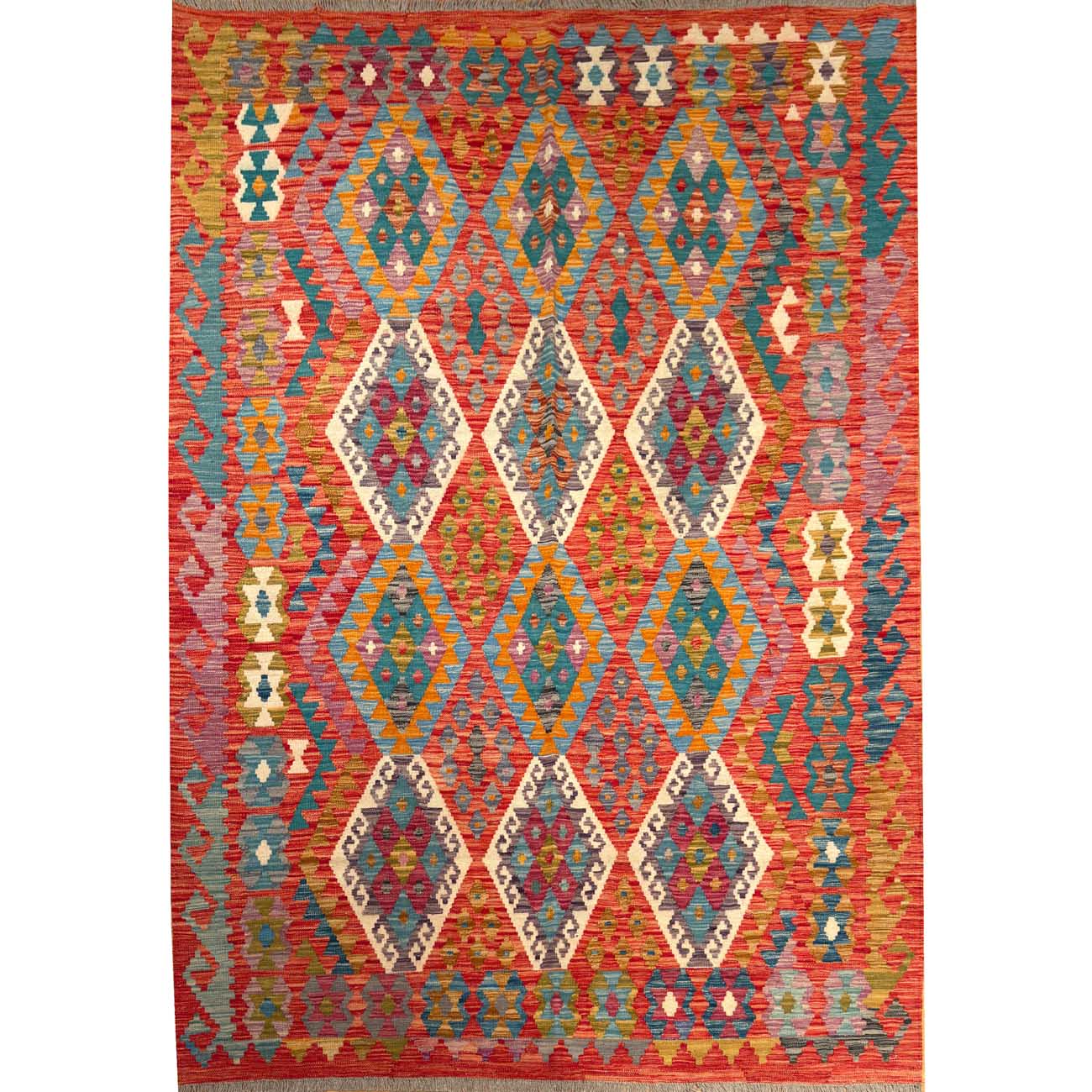 El Dokuma Anadolu Desenli Yün Kilim (175x235 cm)