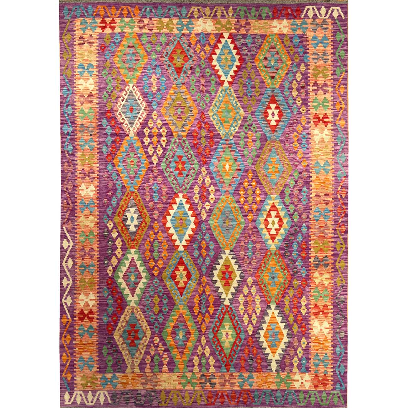 El Dokuma Anadolu Desenli Yün Kilim (200x290 cm)
