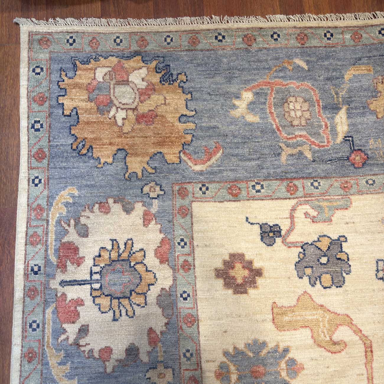 El Dokuma Uşak Yün Halı (300x415 cm) - Görsel 4