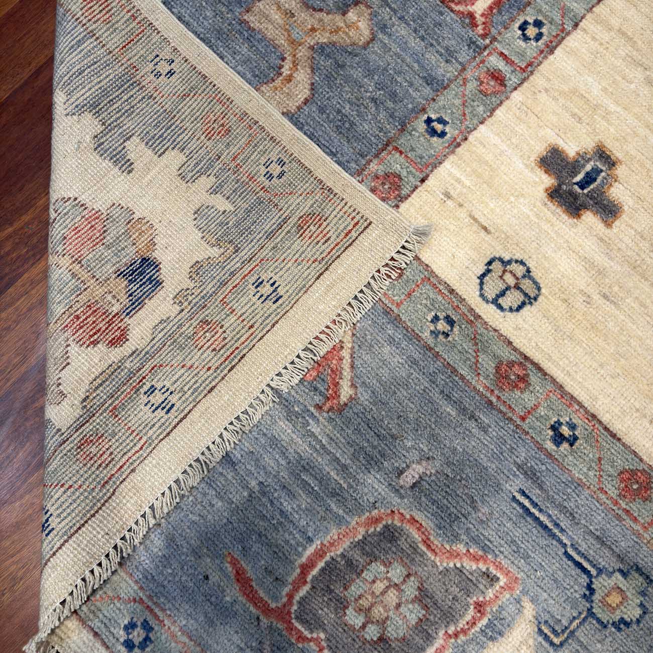 El Dokuma Uşak Yün Halı (300x415 cm) - Görsel 6