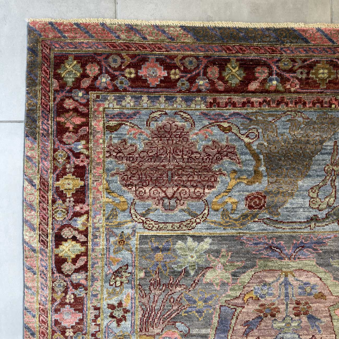 El Dokuma Uşak Yün Halı (250x305 cm) - Görsel 3
