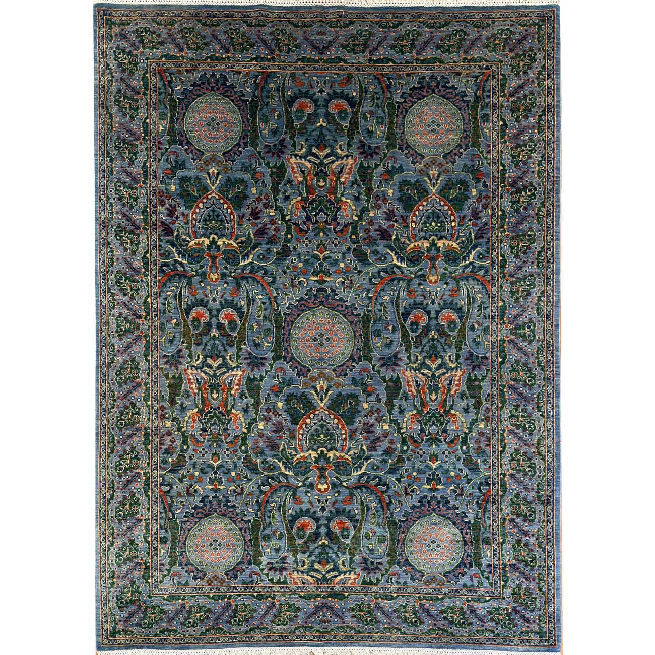 El Dokuma Özel Tasarım Kabile Yün Halı (175x240 cm)