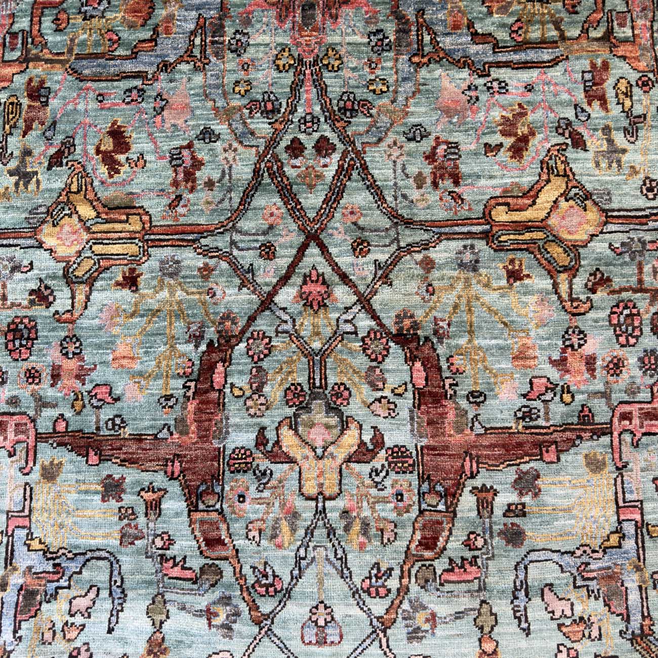 El Dokuma Uşak Yün Halı (120x180 cm) - Görsel 3