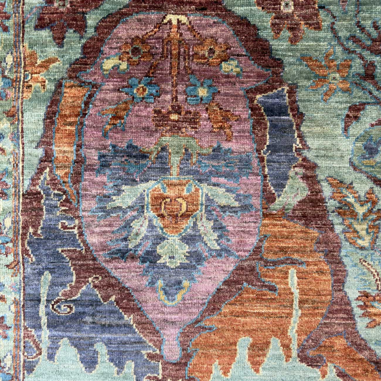 El Dokuma Uşak Yün Halı (190x280 cm) - Görsel 3