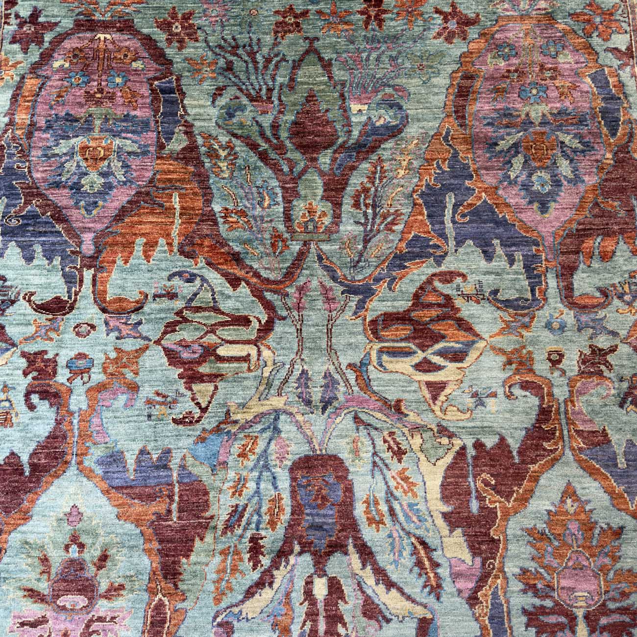 El Dokuma Uşak Yün Halı (190x280 cm) - Görsel 2