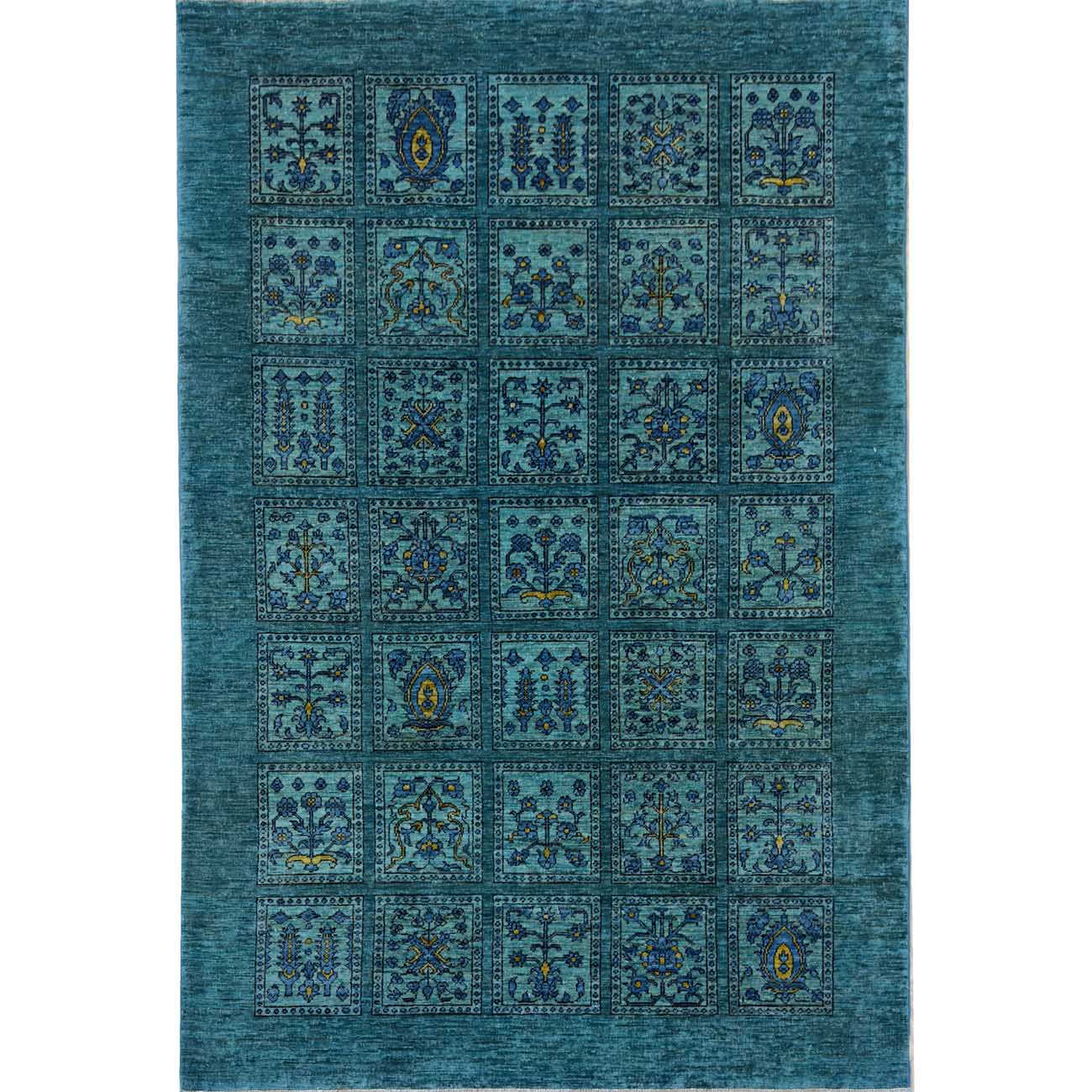 El Dokuma Overdye Bahtıyar Yün Halı (145x215 cm)