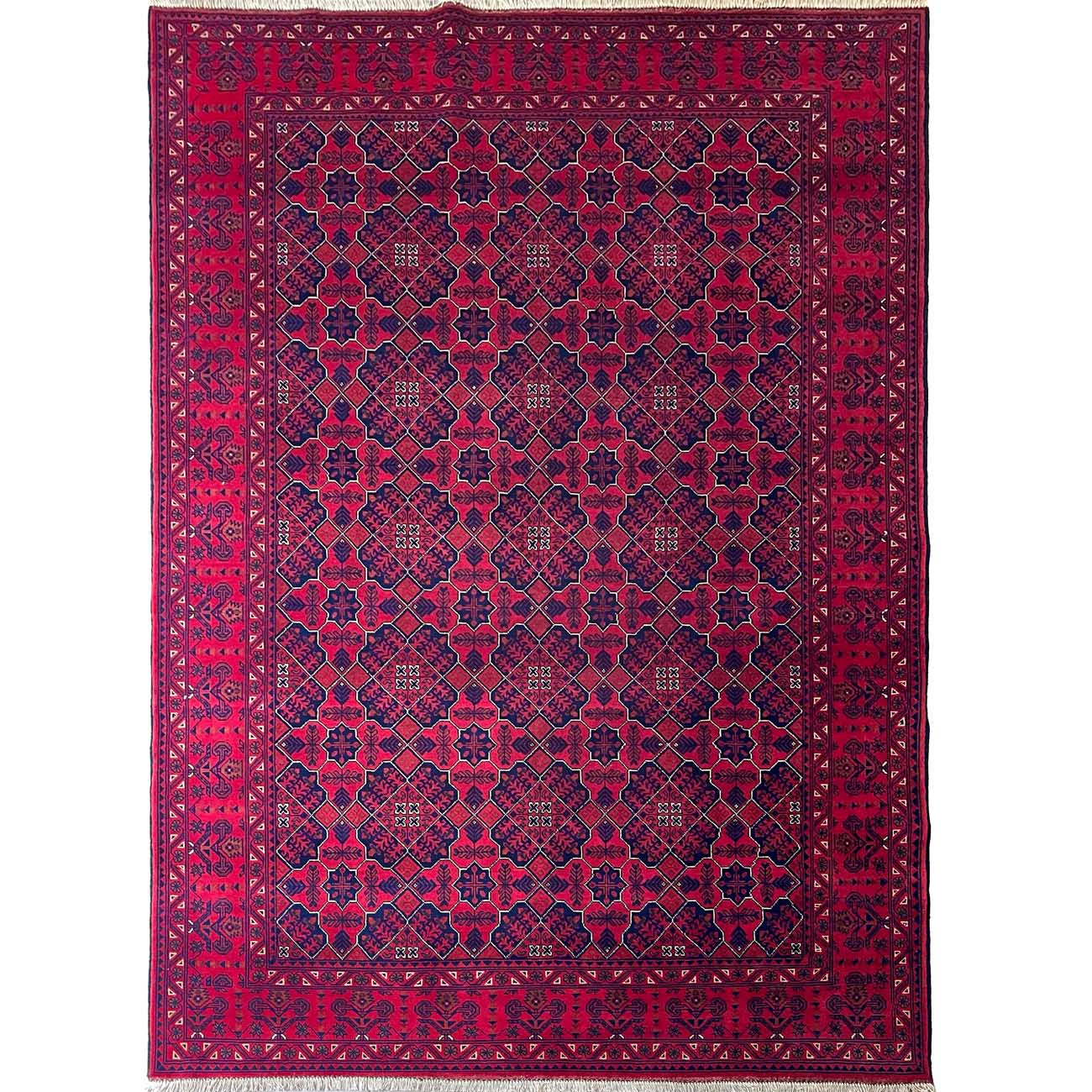 El Dokuma Afgan Türkmen Yün Halı (175x250 cm)