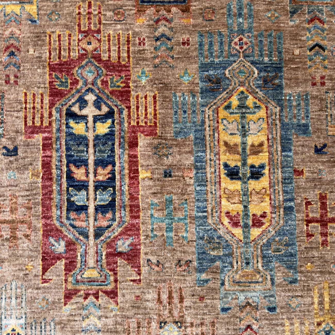 El Dokuma Veziri Kabile Yün Halı (200x250 cm) - Görsel 2