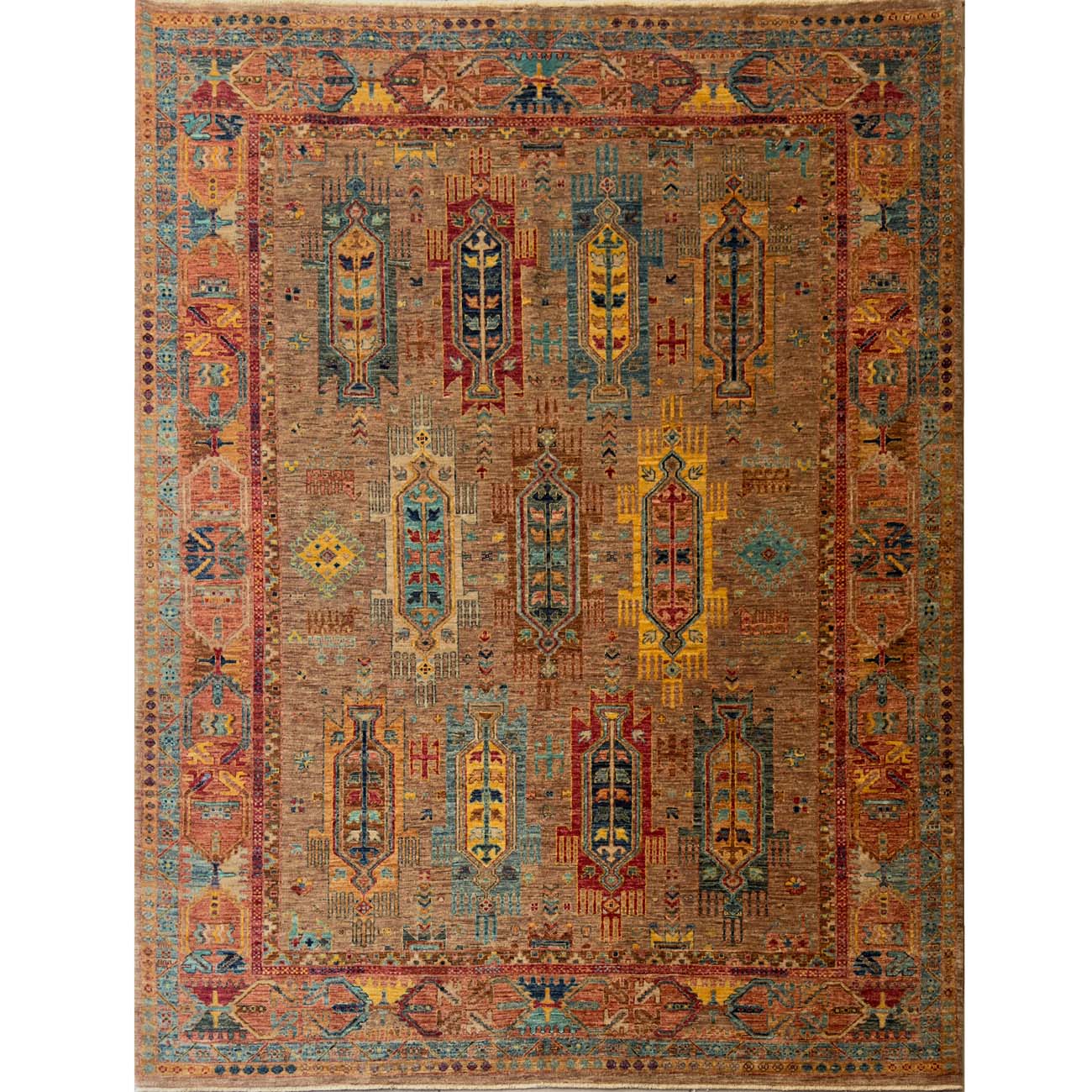El Dokuma Veziri Kabile Yün Halı (200×250 cm)