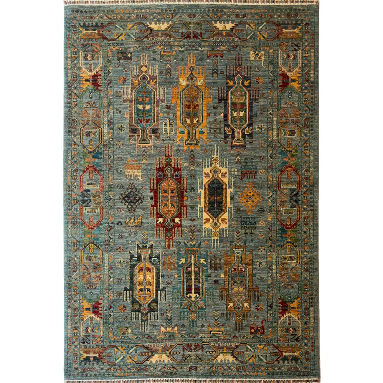 El Dokuma Veziri Kabile Yün Halı (170×245 cm)