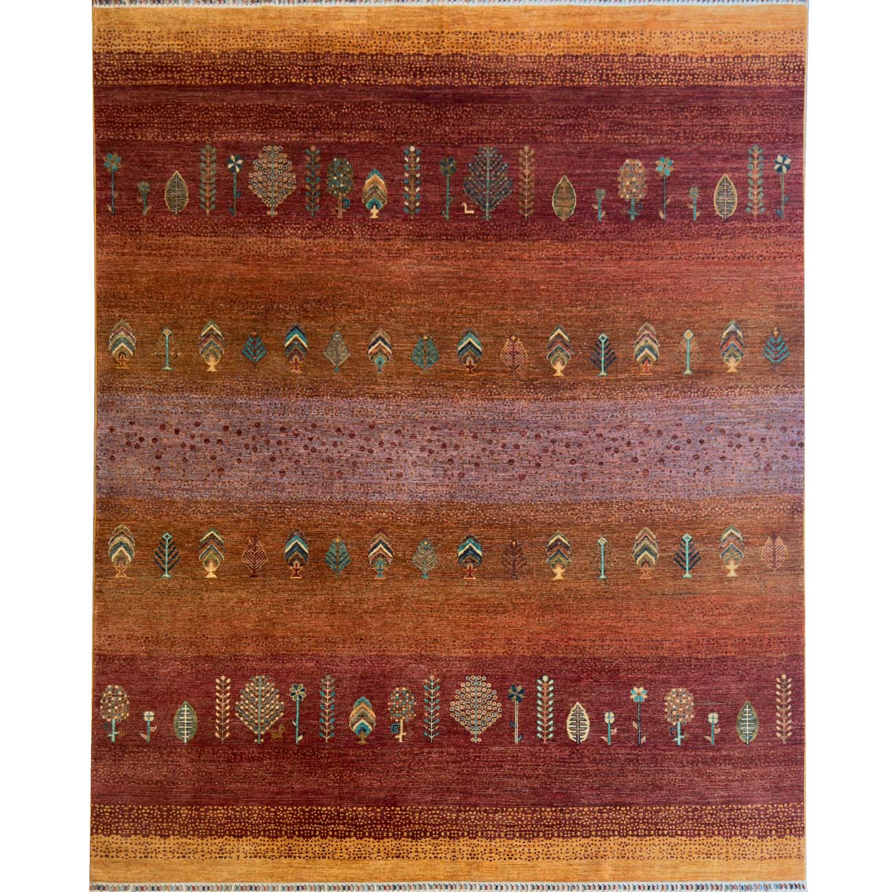 El Dokuma Afgan Kabile Yün Halı (245×305 cm)
