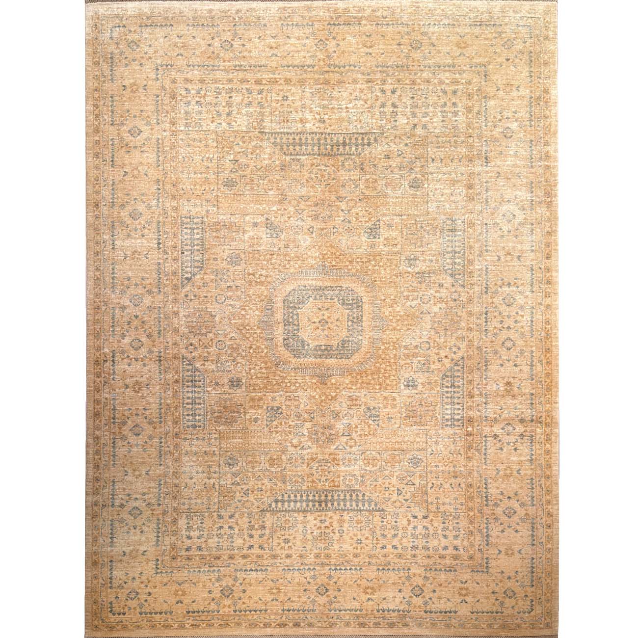 El Dokuma Madalyon Memlük Yün Halı (200x290 cm)