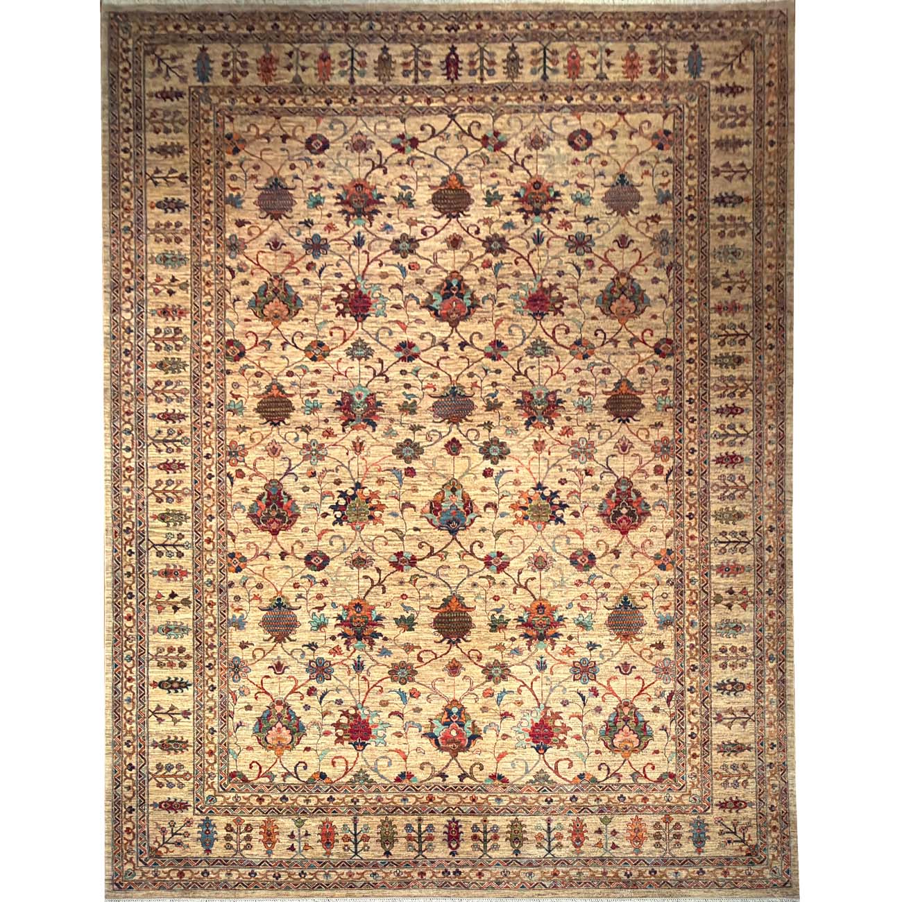 El Dokuma Bej Sultani Yün Halı (300×410 cm)