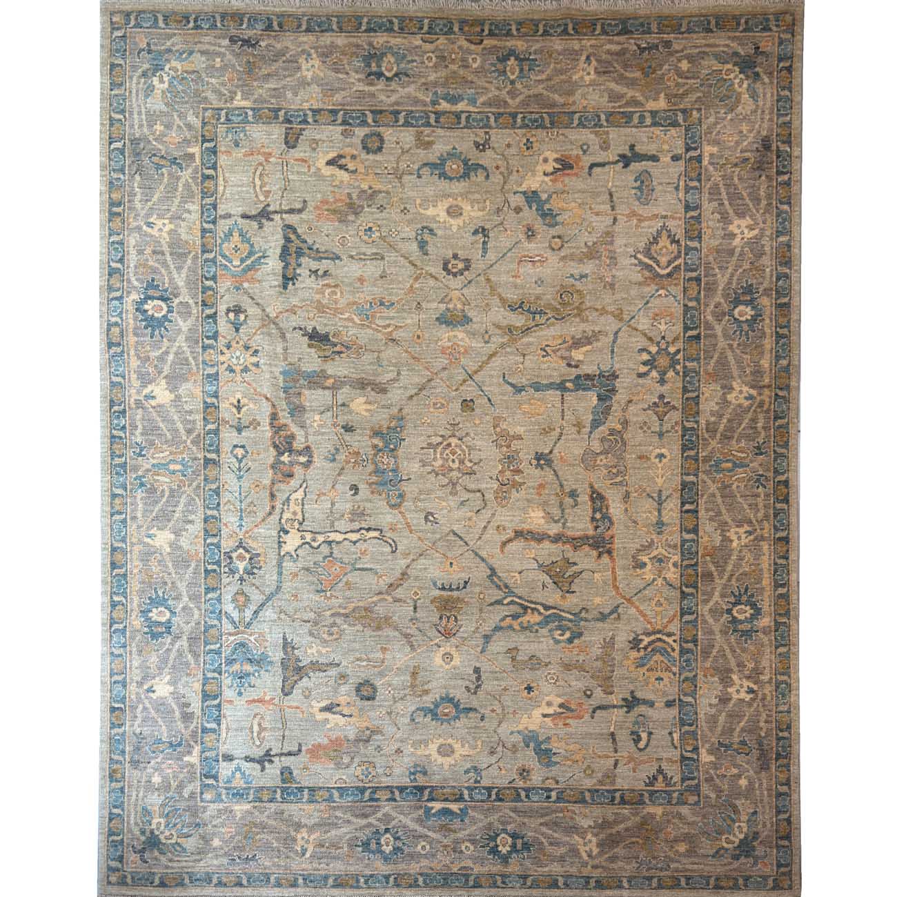 El Dokuma Uşak Yün Halı (265×355 cm)