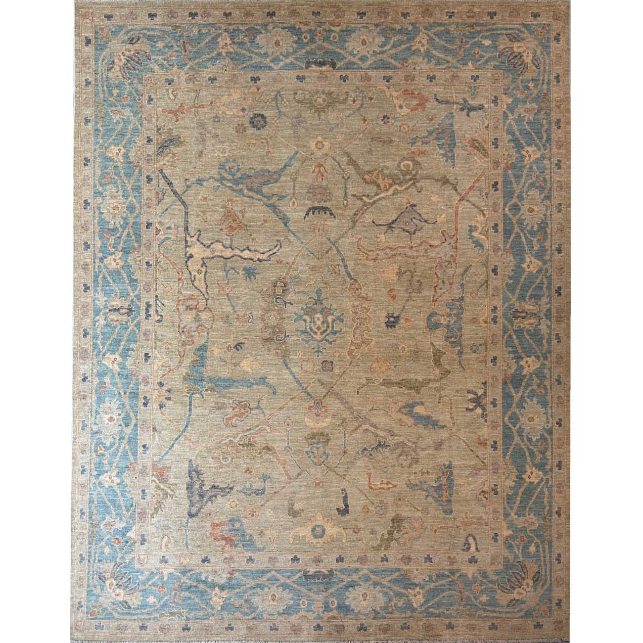 El Dokuma Uşak Yün Halı (250×305 cm)