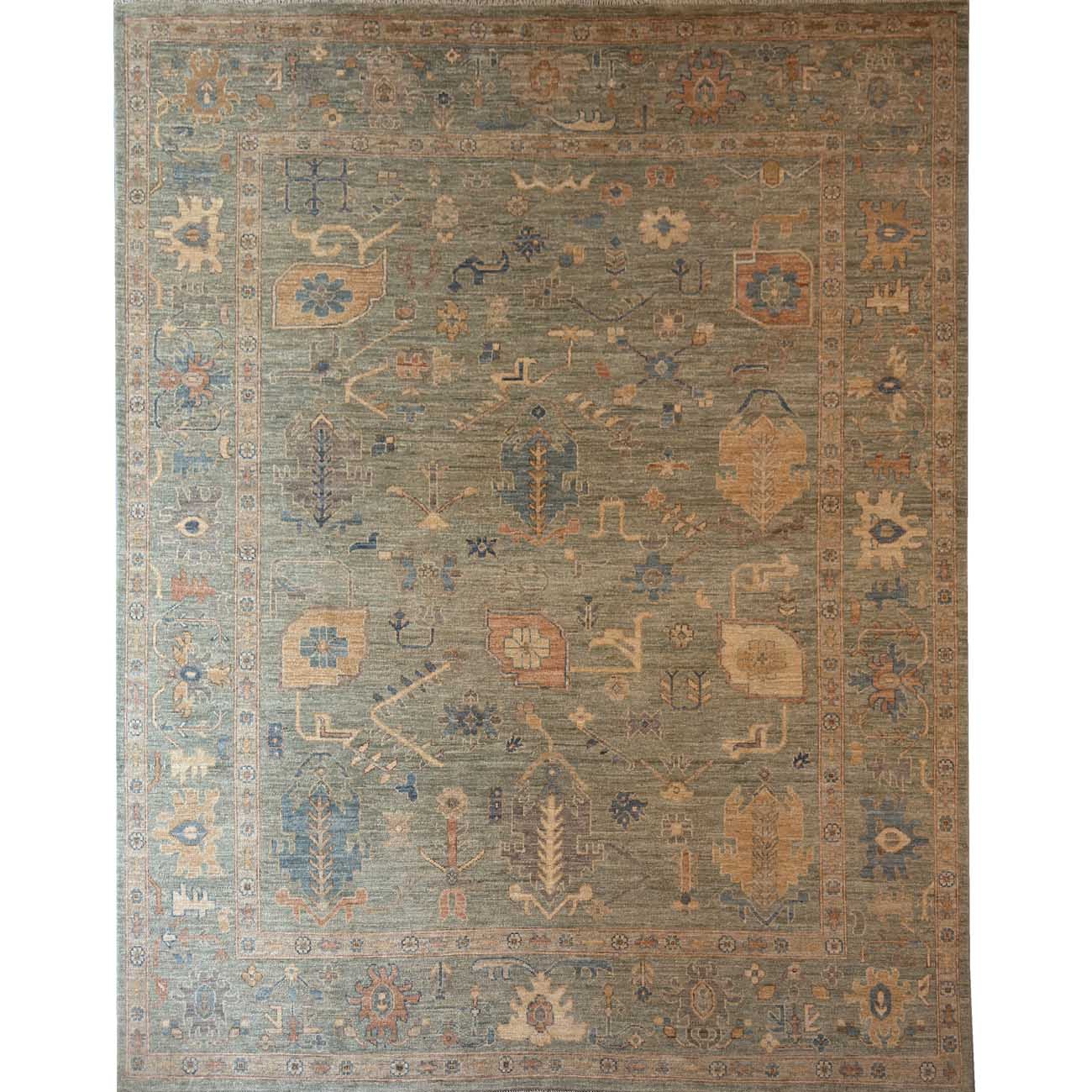 El Dokuma Uşak Yün Halı (250×305 cm)