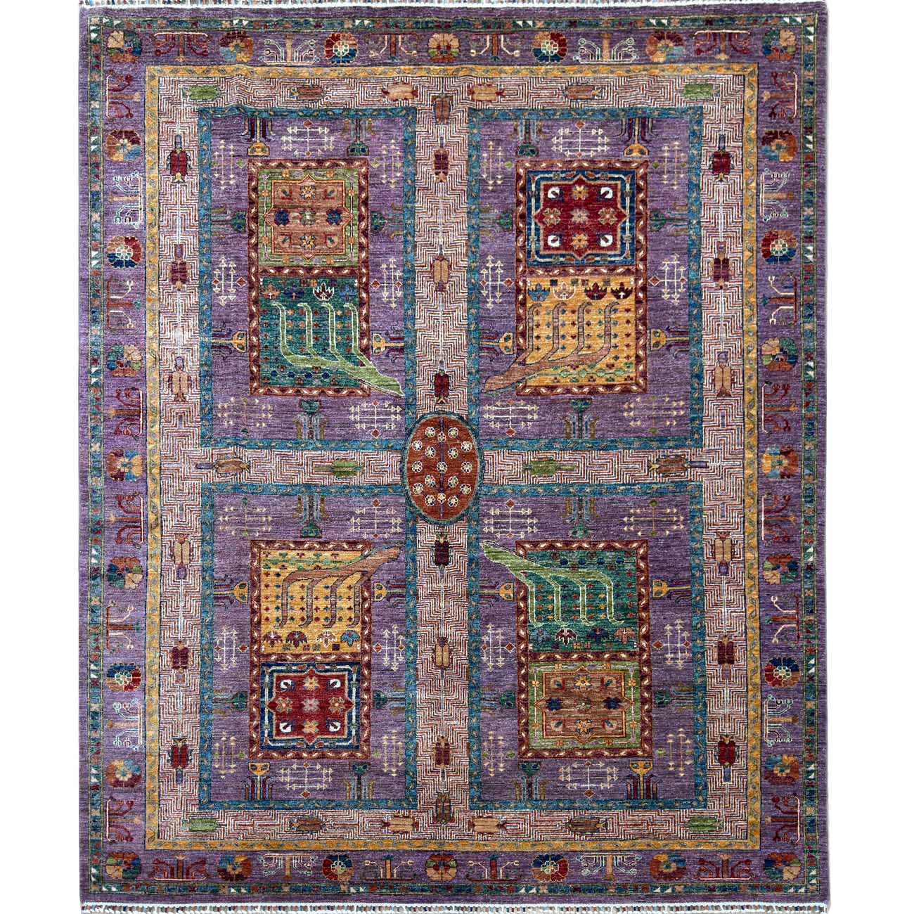 El Dokuma İran Şah'ın Bahçeşi Yün Halı (250x300 cm)