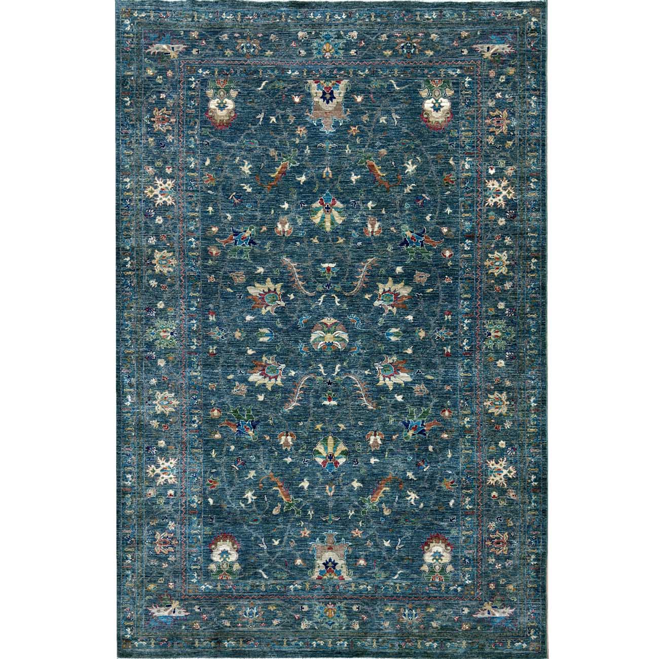 El Dokuma Yeşil Sultani Yün Halı (200x300 cm)