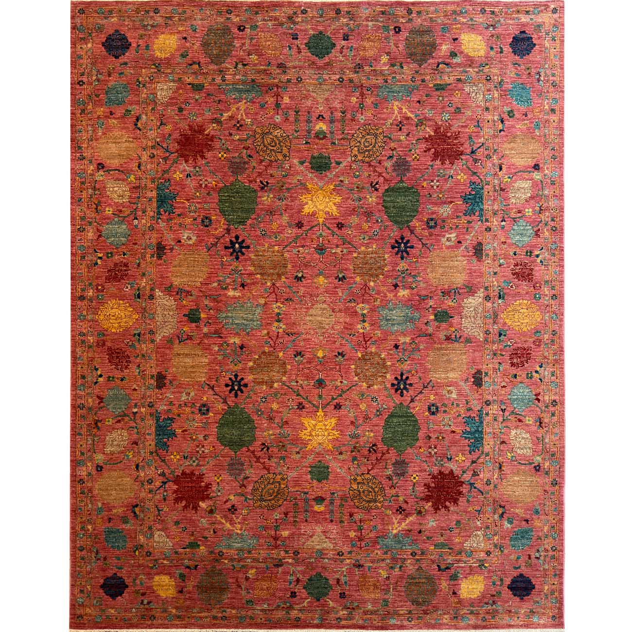 El Dokuma Premium Pembe Sultani Yün Halı (205x260 cm)